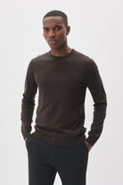 Margrate Merino Pullover - Dark Brown Matinique