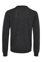 Margrate Merino Pullover - Dark Grey Melange Matinique
