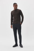 Margrate Merino Pullover - Dark Brown Matinique