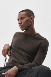 Margrate Merino Pullover - Dark Brown Matinique