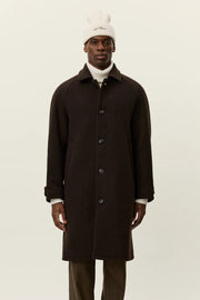 Michael Solid Wool Coat - Delicioso Les Deux