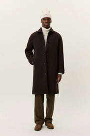 Michael Solid Wool Coat - Delicioso Les Deux