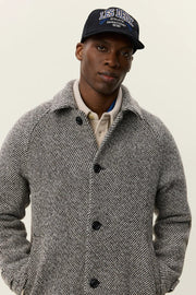 Michael Twill Wool Coat Les Deux