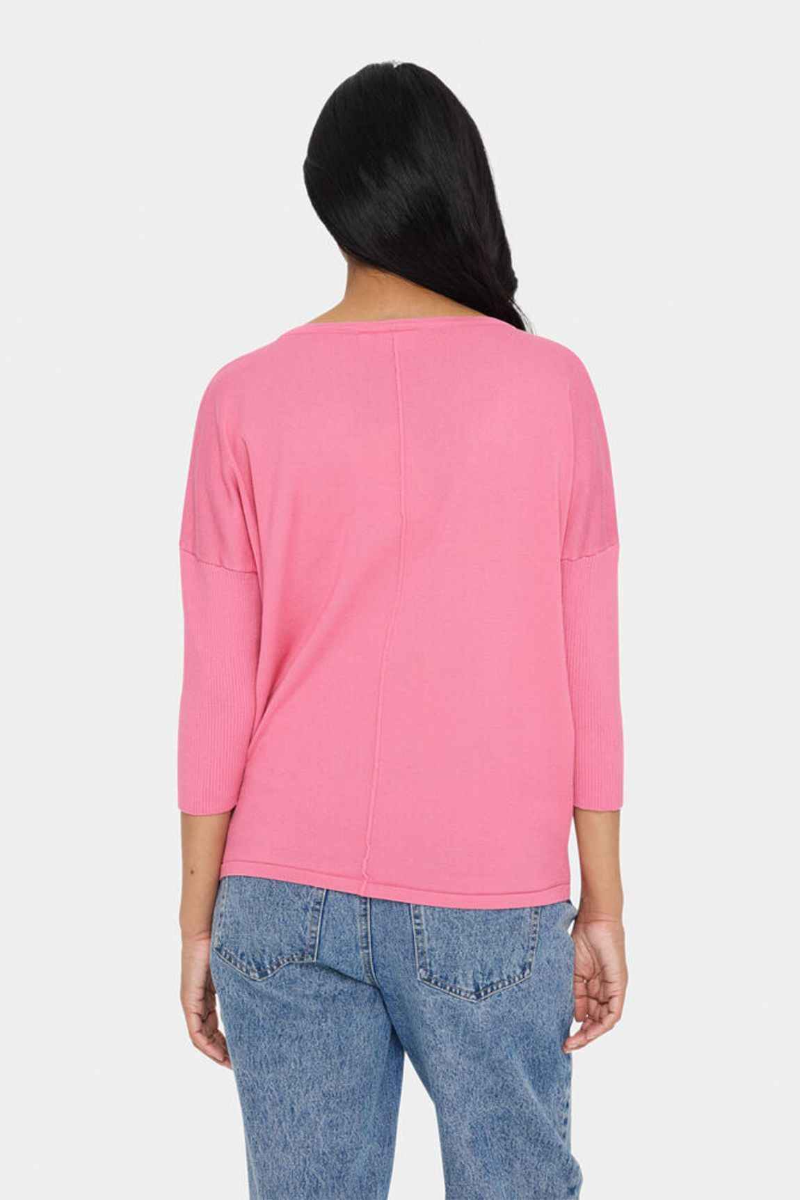 MilaSZ R-Neck Pullover - Chateau Rose Saint Tropez