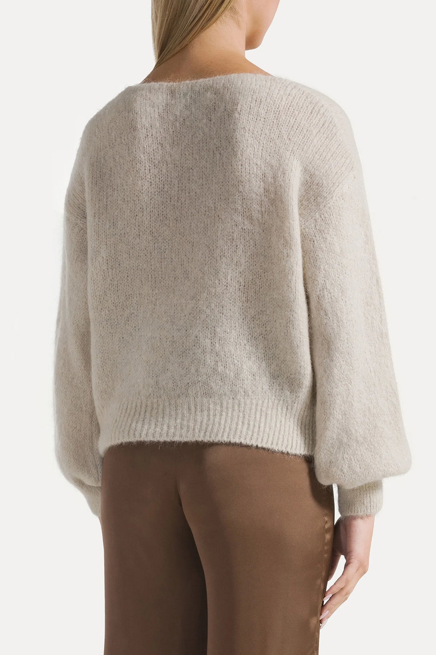 Milana LS Alpaca Knit - Beige Americandreams