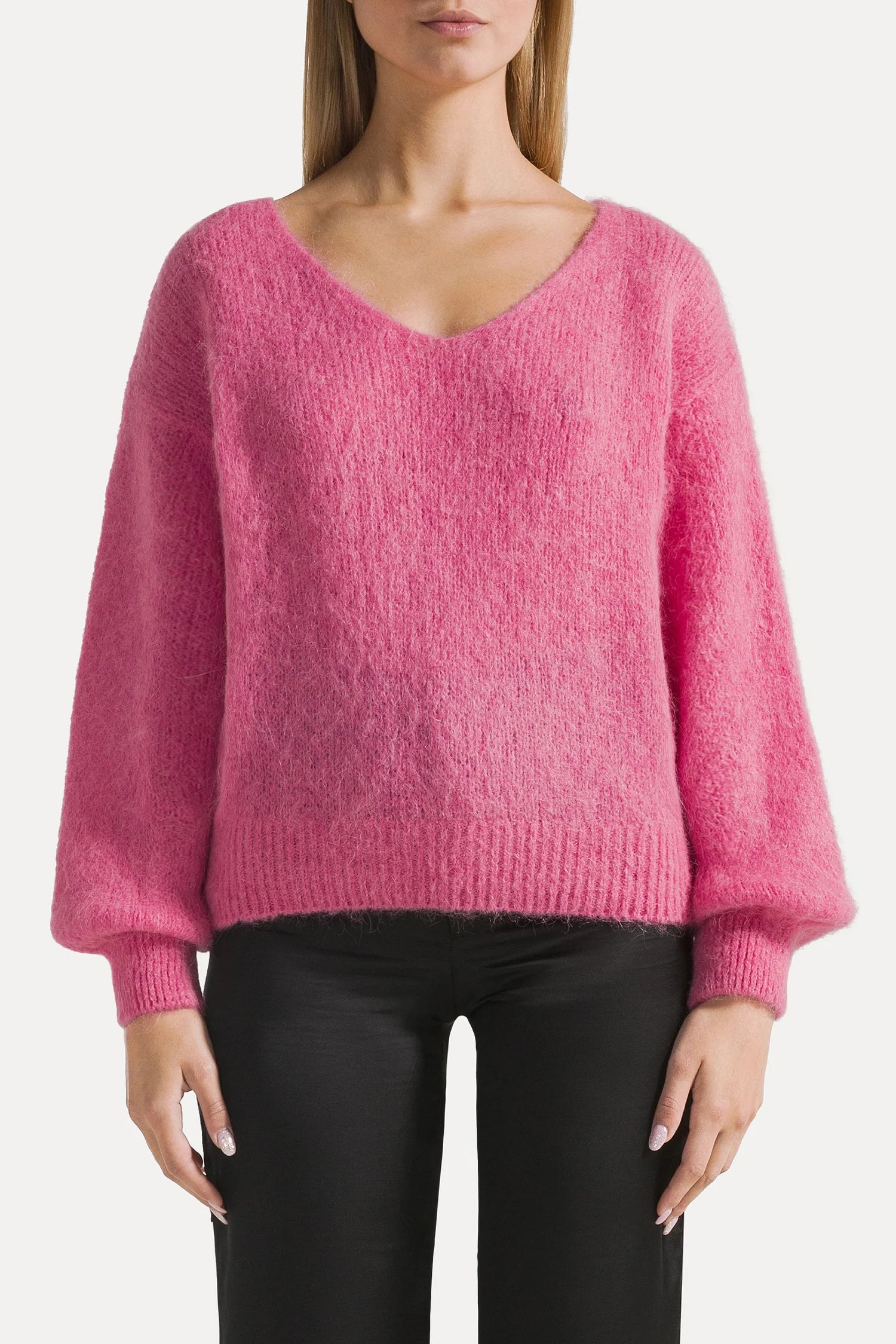 Milana LS Alpaca Knit - Pink Americandreams