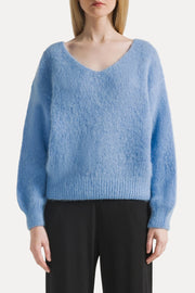 Milana LS Alpaca Knit - Sky blue Americandreams