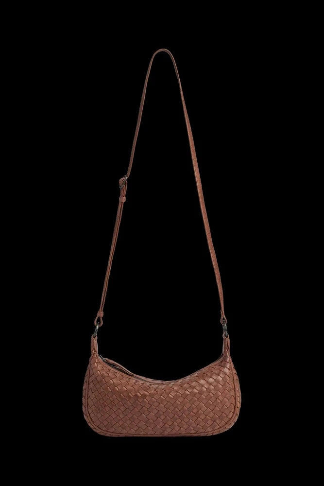 Mini MuseMBG Bag Cognac Weave Markberg