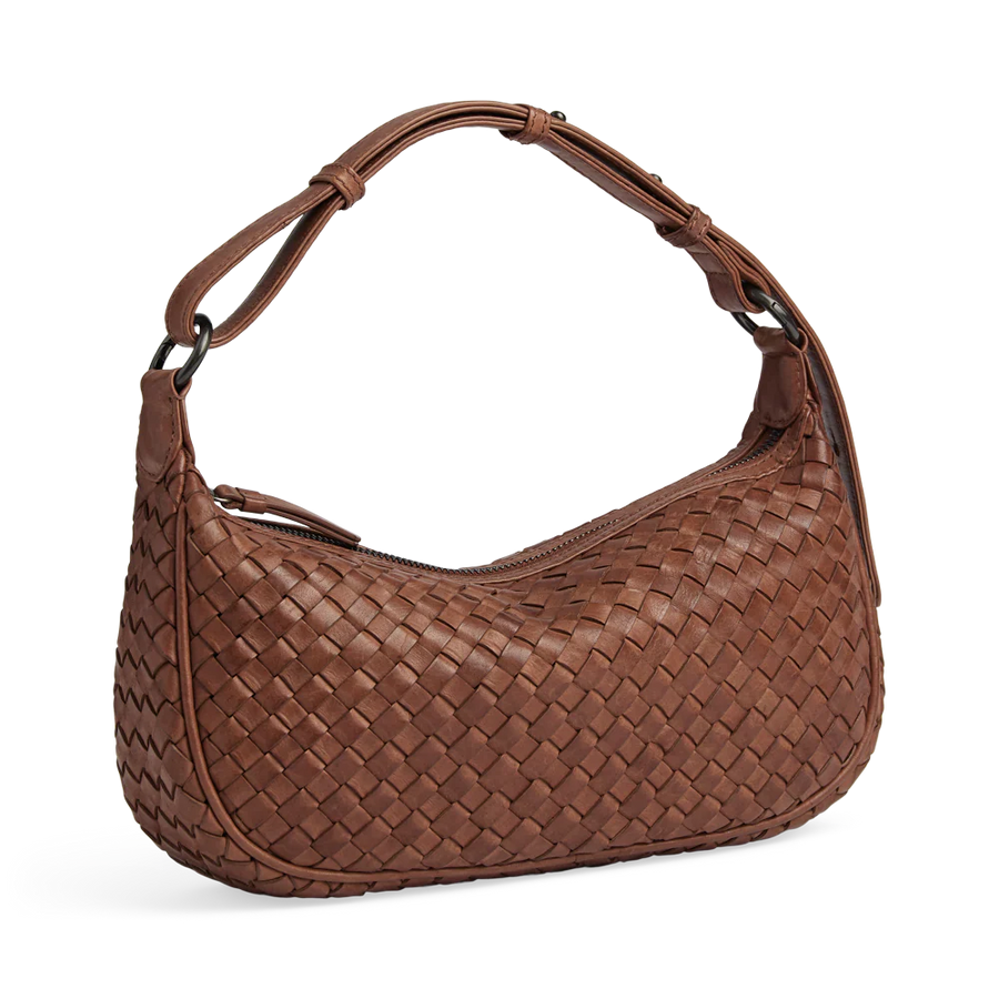 Mini MuseMBG Bag Cognac Weave Markberg