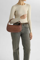 Mini MuseMBG Bag Cognac Weave Markberg