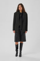 MWLayla Blazer - Dark Grey Melange