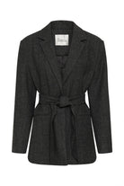 MWLayla Blazer - Dark Grey Melange