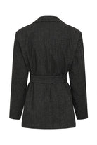 MWLayla Blazer - Dark Grey Melange
