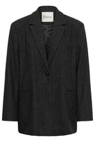 MWLayla Blazer - Dark Grey Melange
