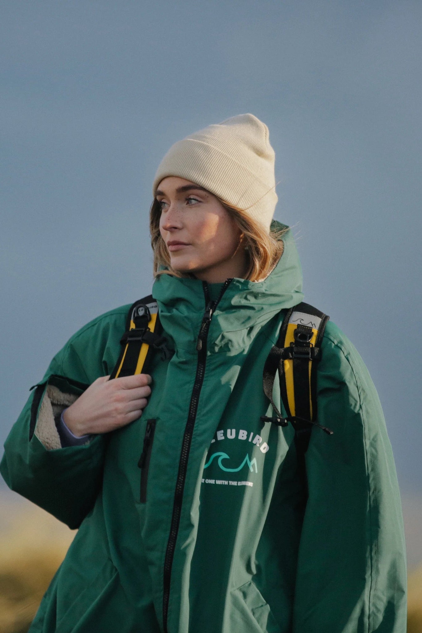 Nordic Robe Green muuttamisviitta käytössä - Bleubird