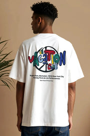 NYC Manhattan T-Shirt - White On Vacation