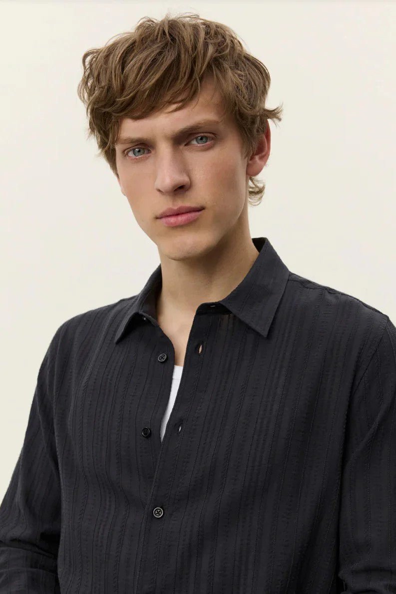 Kash Stripe Structure Shirt Les Deux