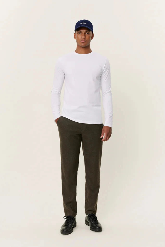 Nørregaard LS T-Shirt Tonal White