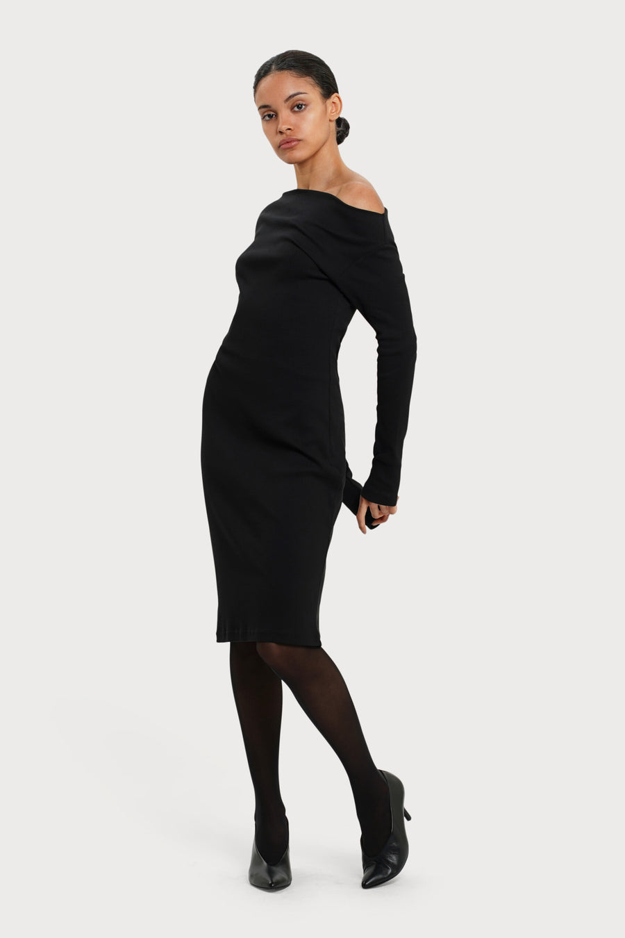 Ona Dress - Black Residus