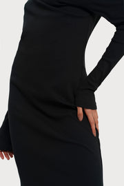 Ona Dress - Black Residus