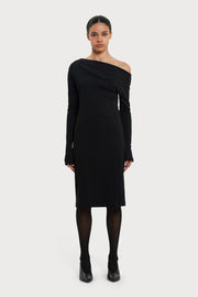 Ona Dress - Black Residus