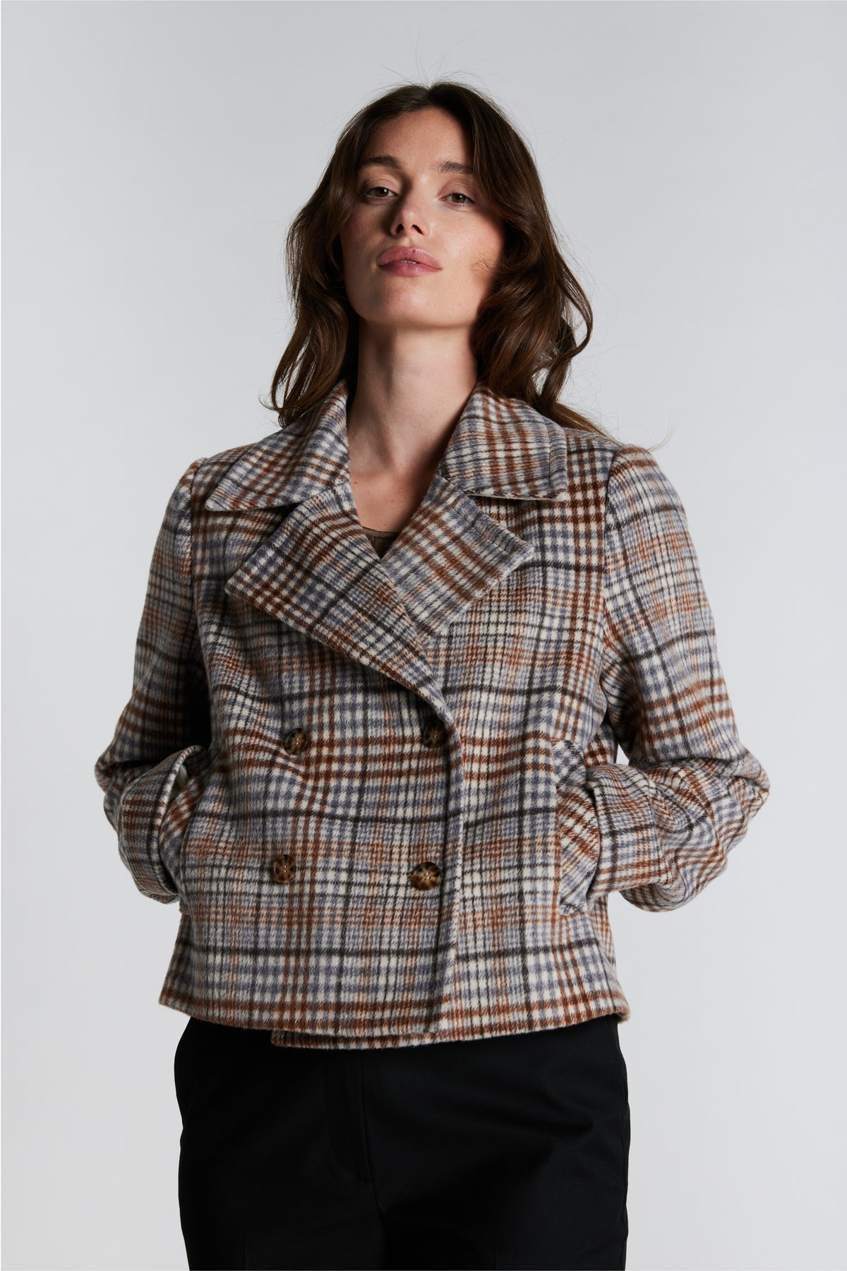 PBO Coat PBONewLucci, väriltään Light check
