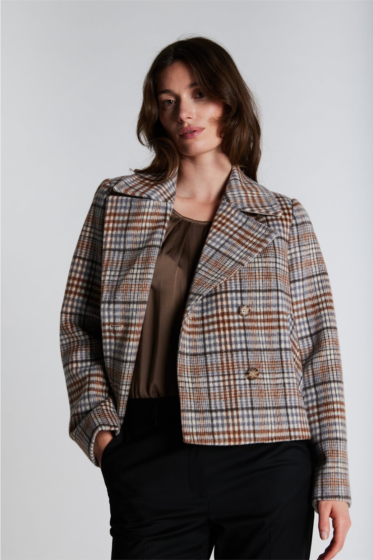 PBO Coat PBONewLucci, väriltään Light check