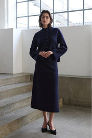 PBO Mantra knit skirt - Navy PBO