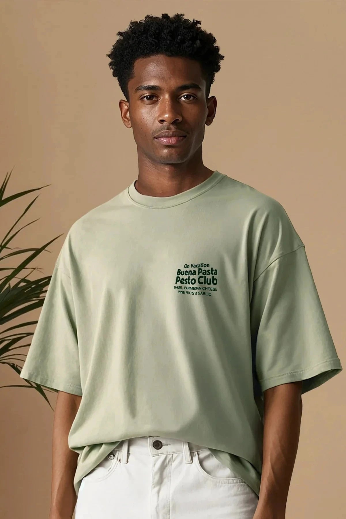 Pesto Club T-Shirt - Mint On Vacation