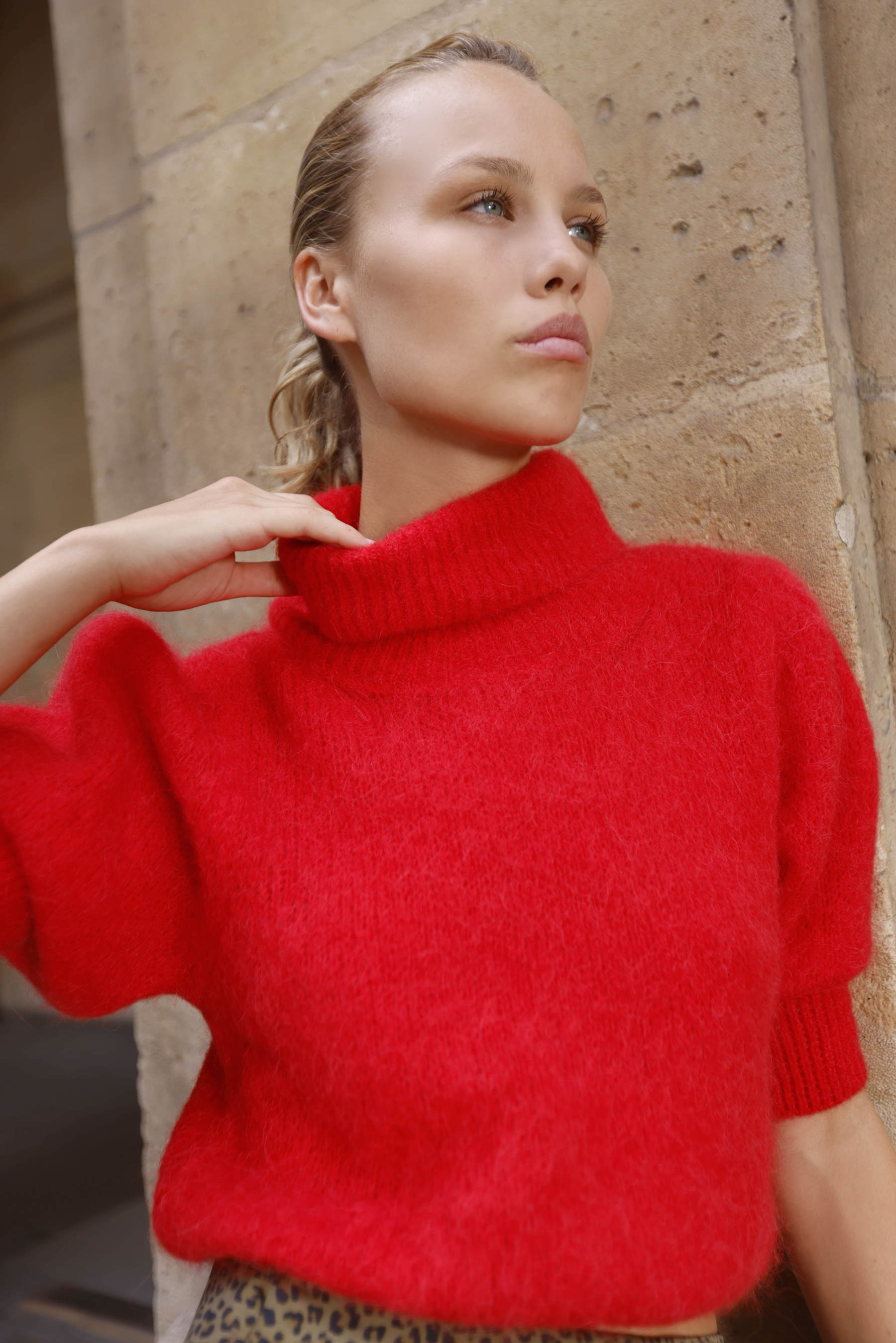 Piro Pullover Lipstick Red Americandreams