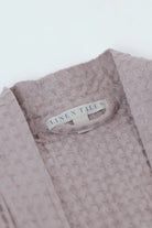 Powder Linen & Cotton Honeycomb Waffle Bathrobe Linen Tales