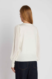 RDFKatrica knit blouse - White Rue de Femme