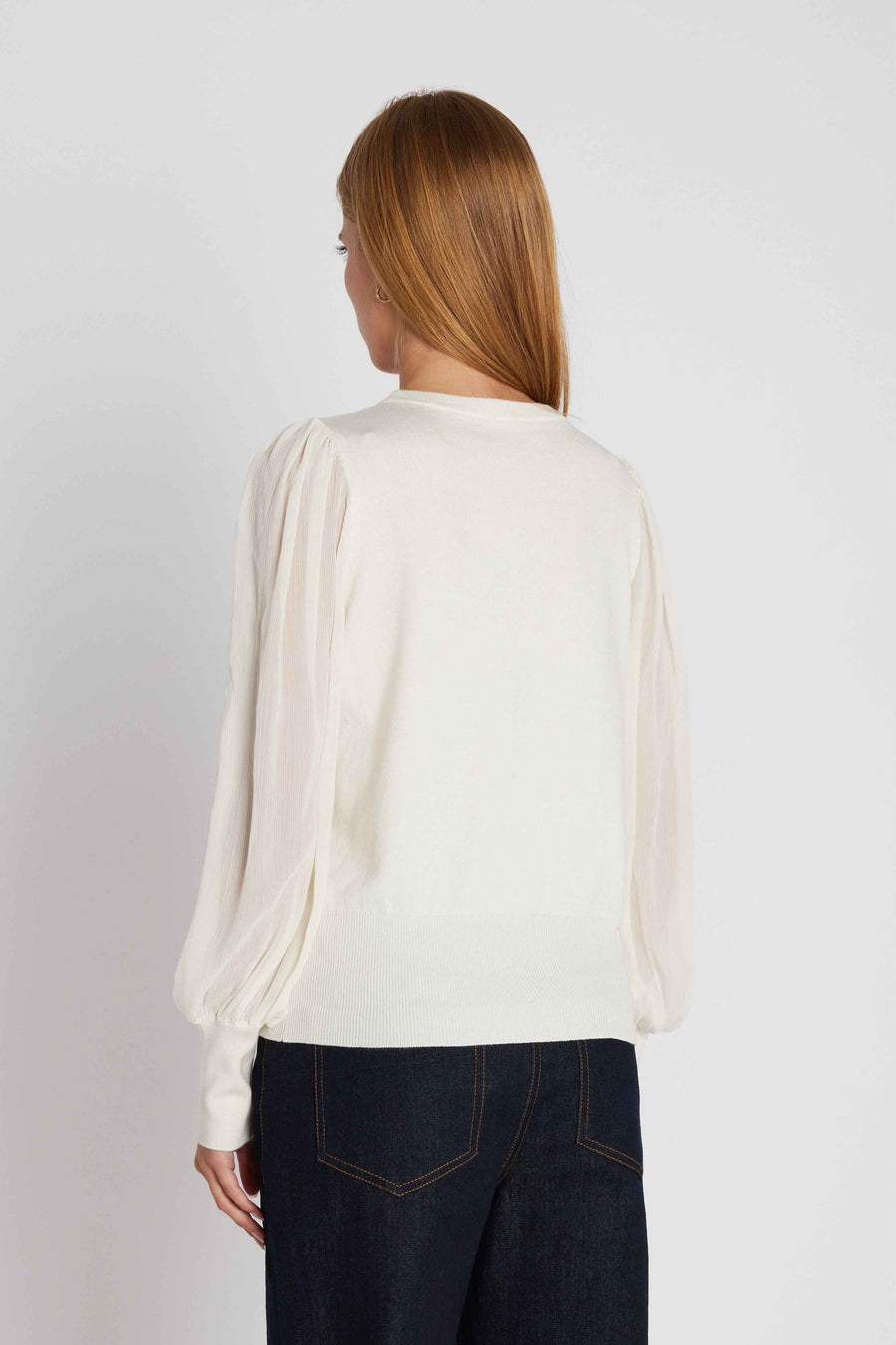 RDFKatrica knit blouse - White Rue de Femme