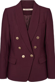 RDFComfyEloise blazer - Wine Rue de Femme