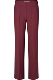 RDFComfyOlana wide pants - Wine Rue de Femme