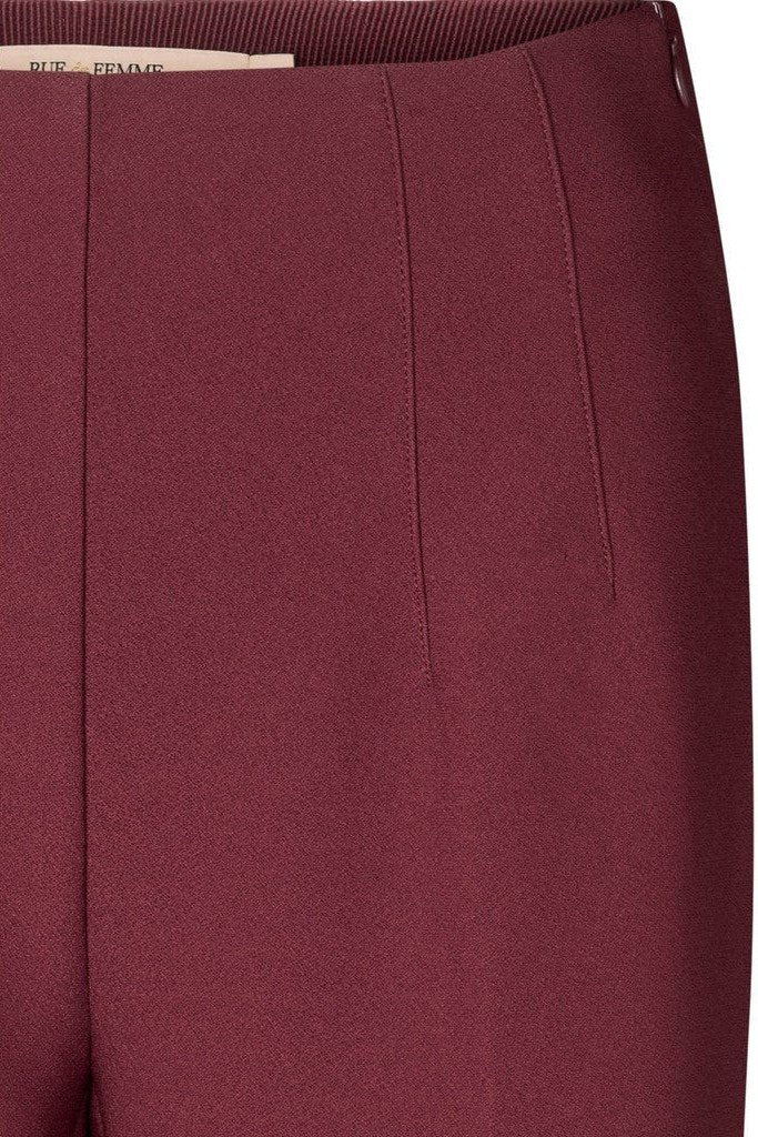 RDFComfyOlana wide pants - Wine Rue de Femme
