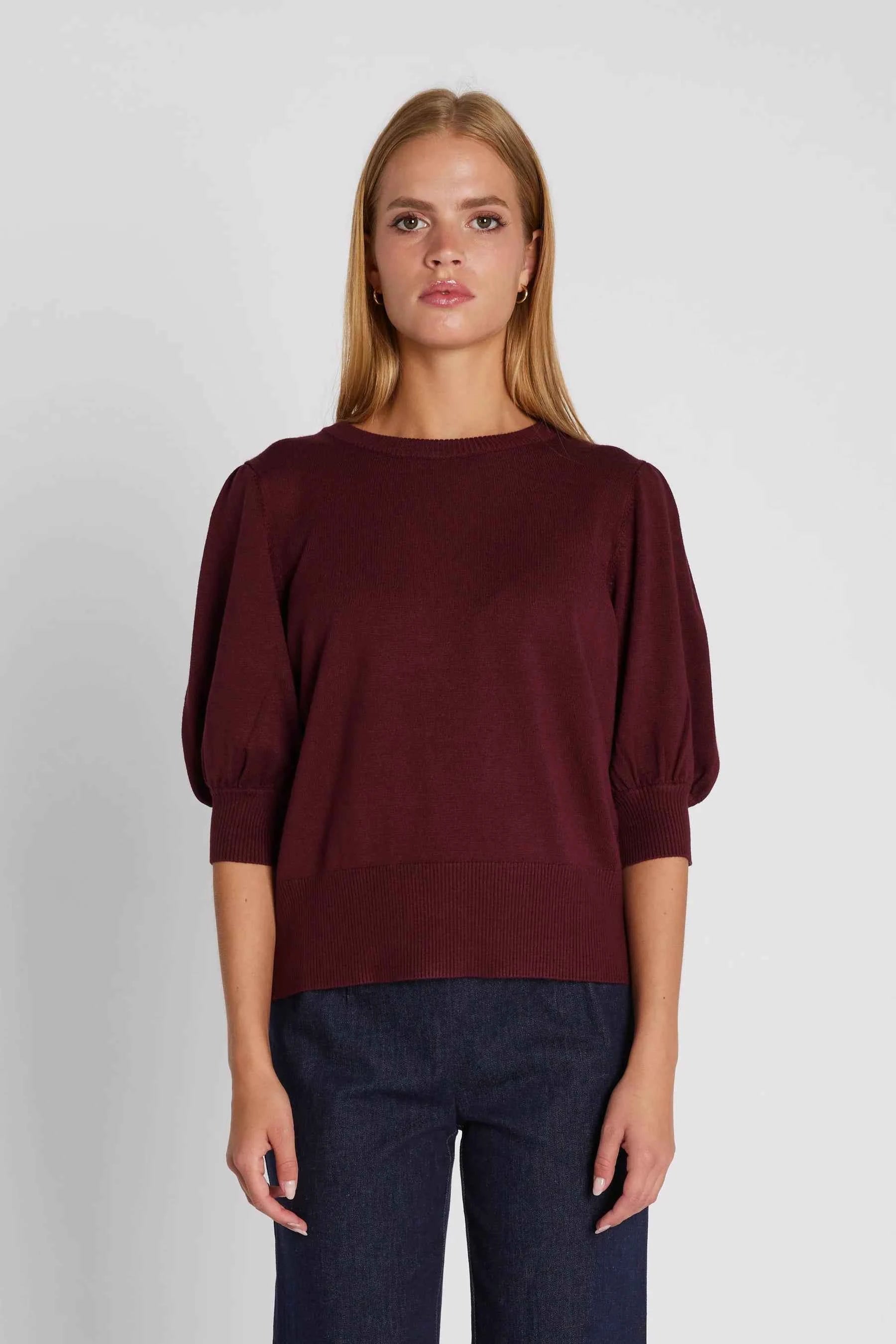 RDF Sorrel knit - Wine Rue de Femme