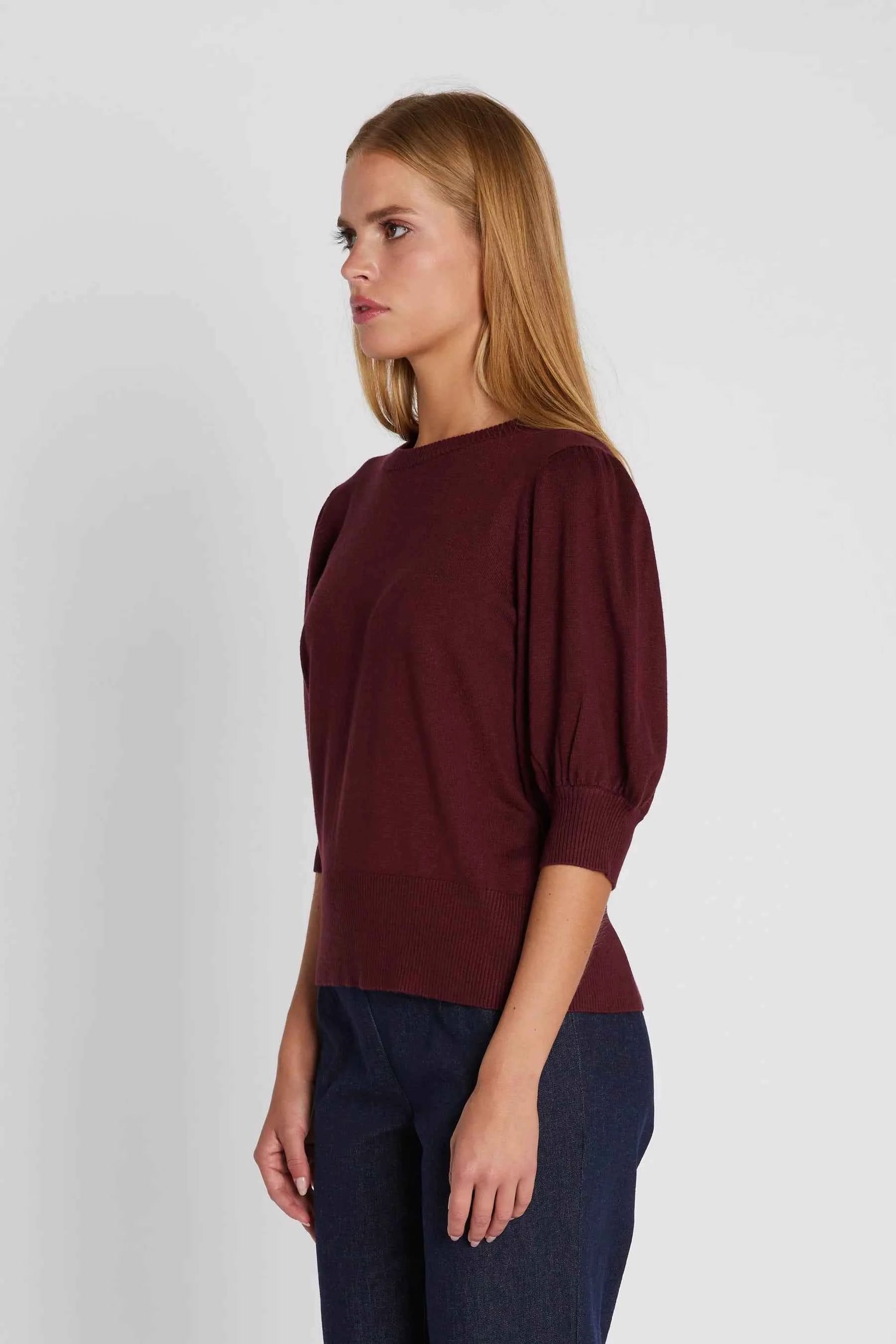 RDF Sorrel knit - Wine Rue de Femme