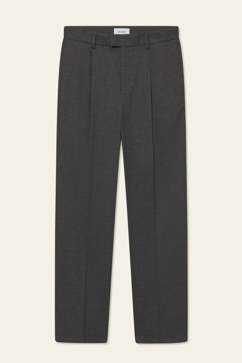 Reece Pleated Check Suit Pants Les Deux