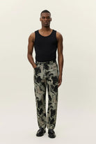 Ryder AOP Canvas Pants Les Deux