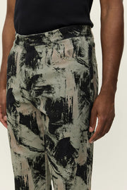 Ryder AOP Canvas Pants Les Deux