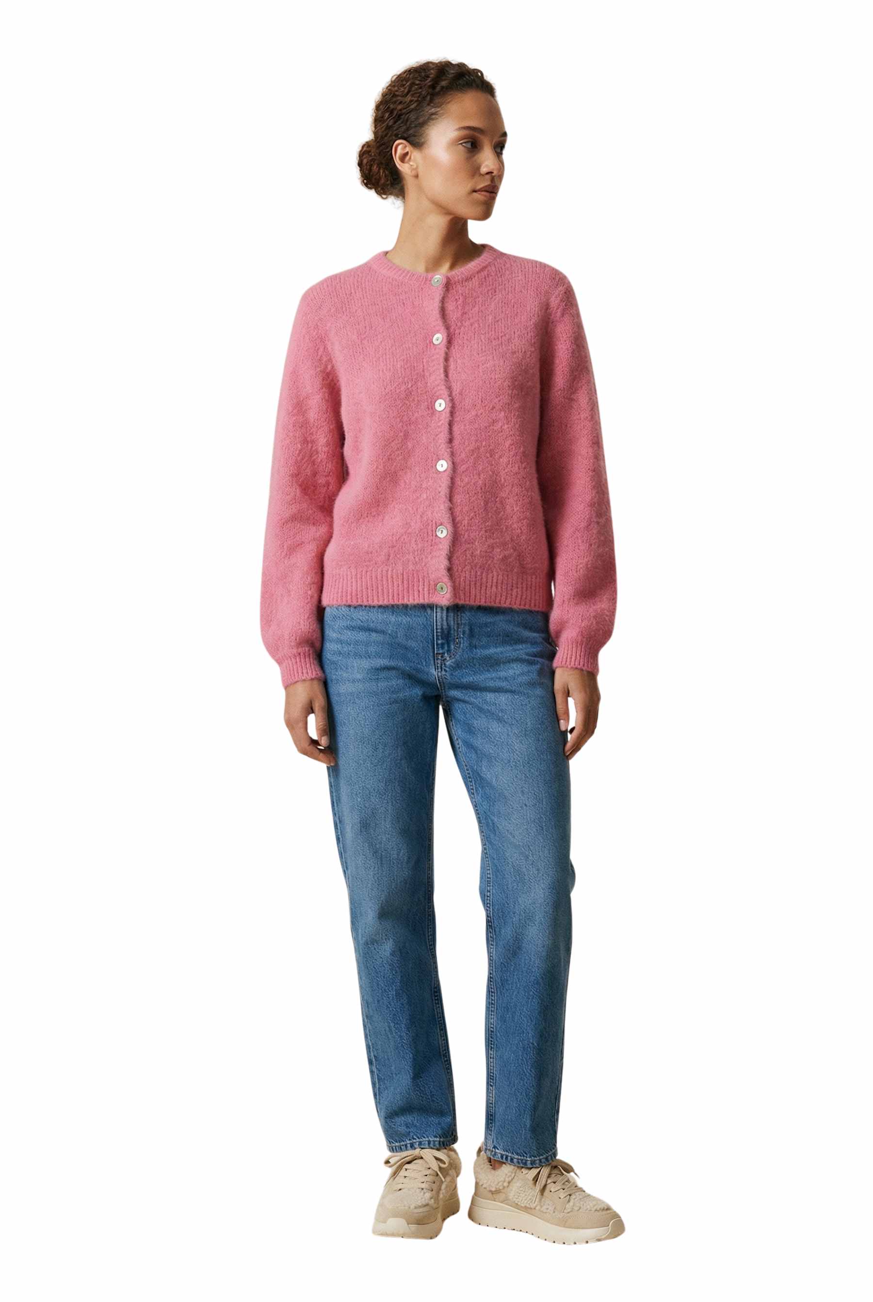 Susan Alpaca Cardigan Pink Americandreams