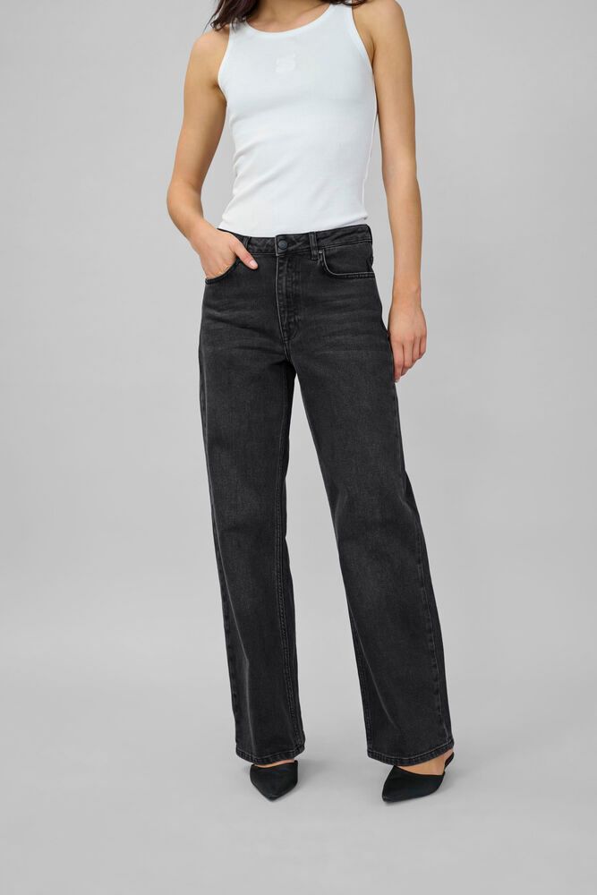 05 THE LOUIS HIGH WIDE Black Retro Wash My Essential Wardrobe