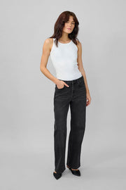 05 THE LOUIS HIGH WIDE Black Retro Wash My Essential Wardrobe