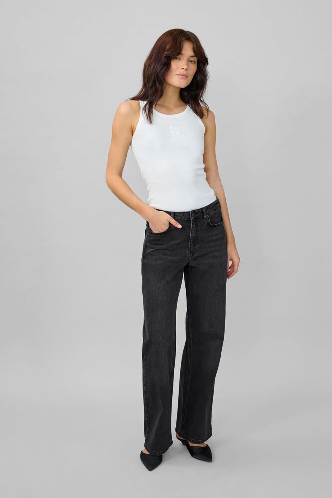 05 THE LOUIS HIGH WIDE Black Retro Wash My Essential Wardrobe