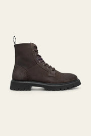  Tatum Suede Lace-Up Boot Dark Brown