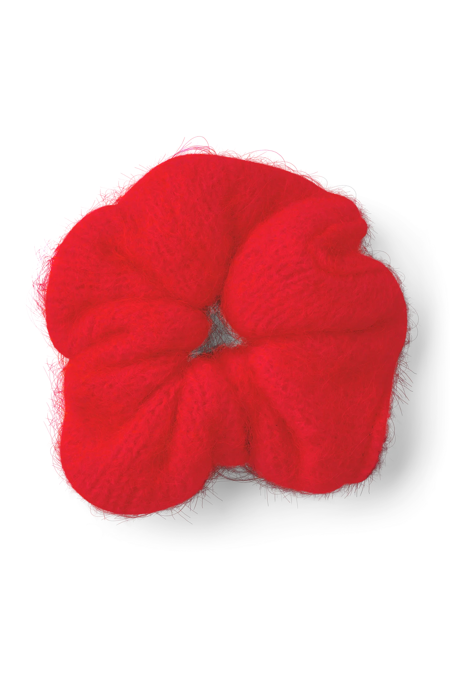 Tullah Knit Scrunchie Lipstick Red Americandreams
