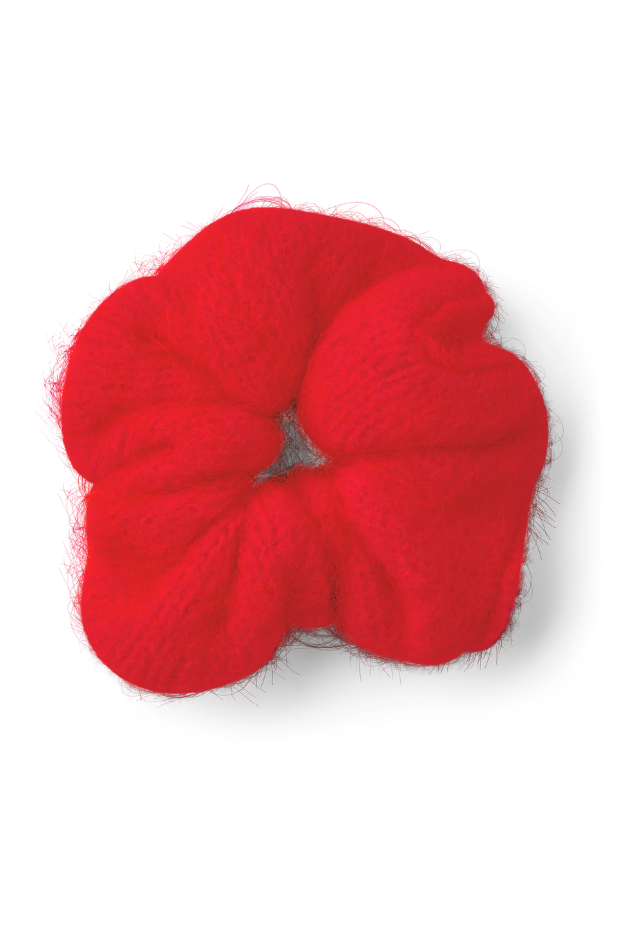 Tullah Knit Scrunchie Lipstick Red Americandreams