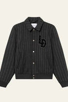 Varsity Pinstripe Wool Jacket Les Deux