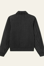 Varsity Pinstripe Wool Jacket Les Deux